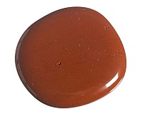 Jaspis červený, tromlovaná placička 42 mm