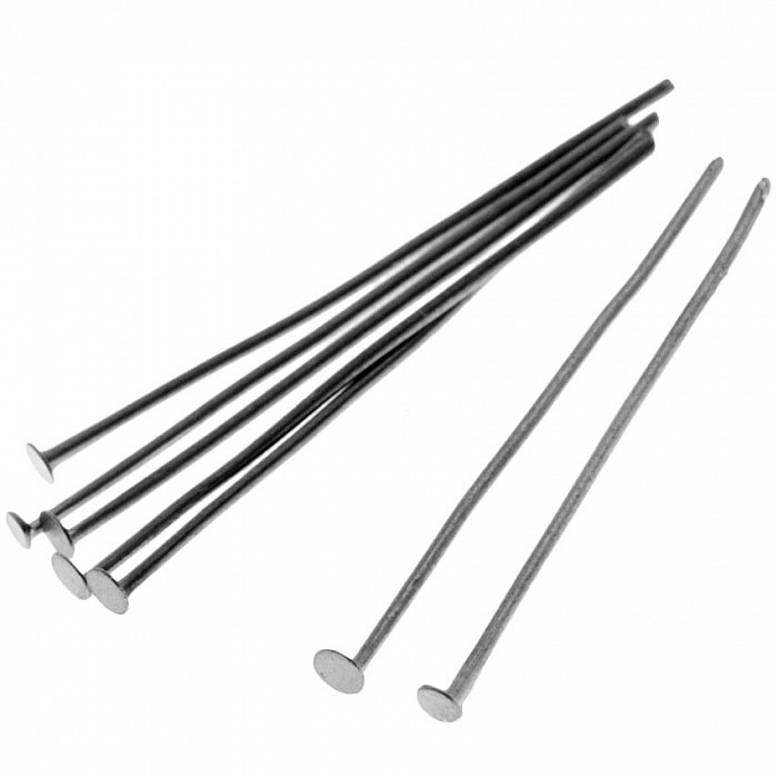 Ketlovací nýt gunmetal, 30mm (50 ks)