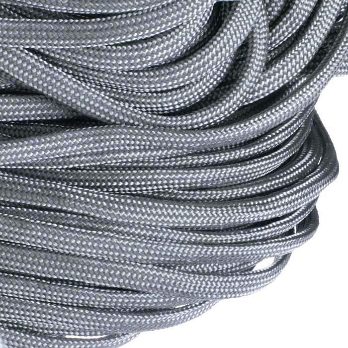 Parakord, outdoorová šňůra šedá, 4mm, 1m