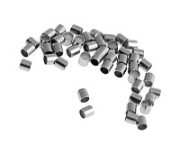 Rokajl z chirurgické oceli, 2x2 mm (10 ks)