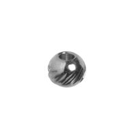 Korálek z nerezové oceli, 4x3,5 mm (4 ks)