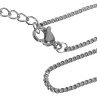 Řetízek z chirurgické oceli, 1,5 mm (45+5 cm)
