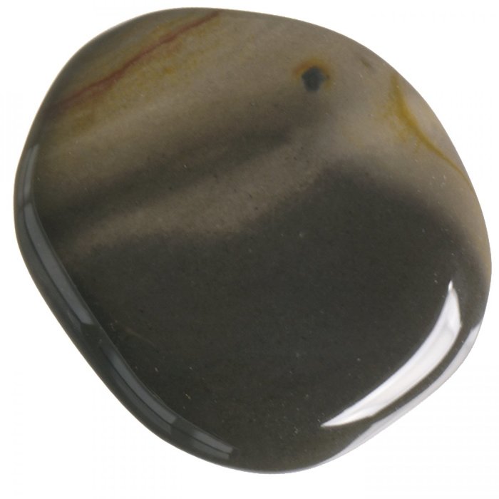 Jaspis polychrom, tromlovaná placička 39 mm