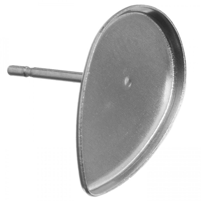 Puzeta s lůžkem z nerezové oceli, 14x10 mm (2ks)