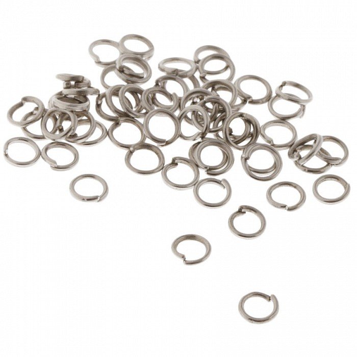 Kroužky platinové, 5x0,7 mm (100 ks)