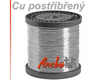 Ag postříbřený drát měkký, 0,3 mm, 8,7 kg