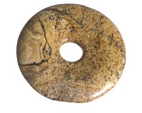 Jaspis obrázkový, donut 30 mm