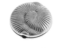 Korálek kovový platinový disk , 18,5 mm (2 ks)
