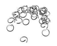 Kroužky z chirurgické oceli, 8x0,7 mm (50ks)