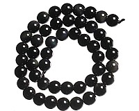 Obsidián duhový, 8 mm (49 ks)