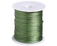 Ocelové lanko zelené, 0,6 mm (5 m)