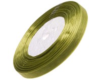 Organzová stuha hráškově zelená, 10 mm, 45 m