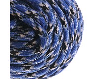 Parakord, outdoorová šňůra modrobílá, 4mm, 1m