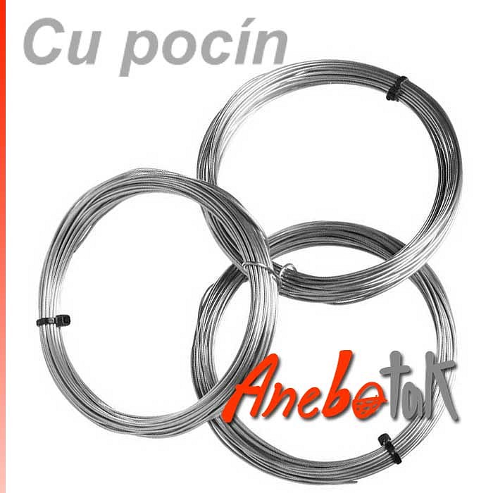 Pocínovaný drát měděný 1 mm, svitek (10 m)