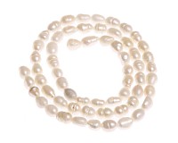 Říční perličky bílé, 4-5x4-6 mm (60 ks)