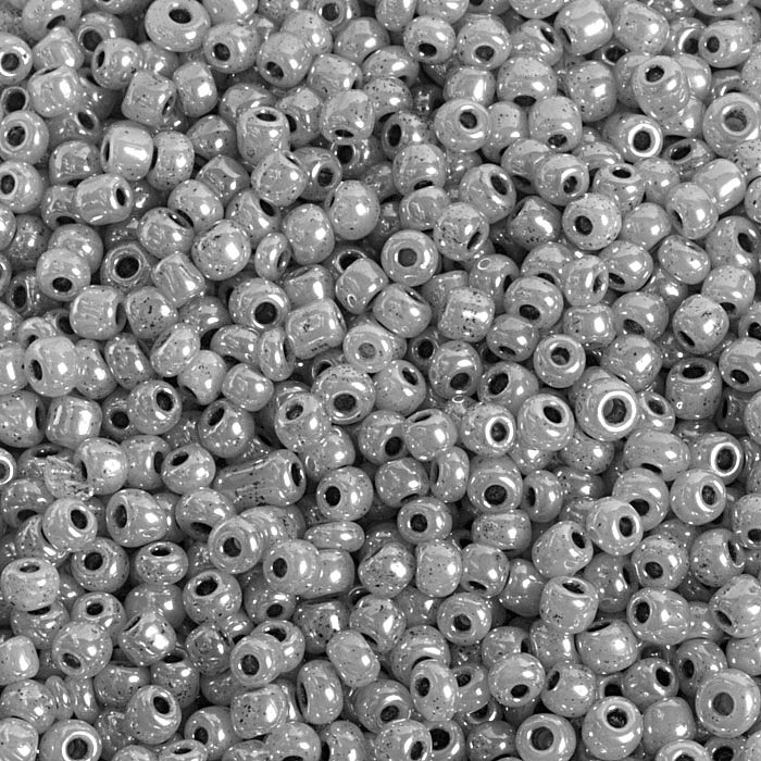 Rokajl neprůhledný šedý, 3 mm (20 g)