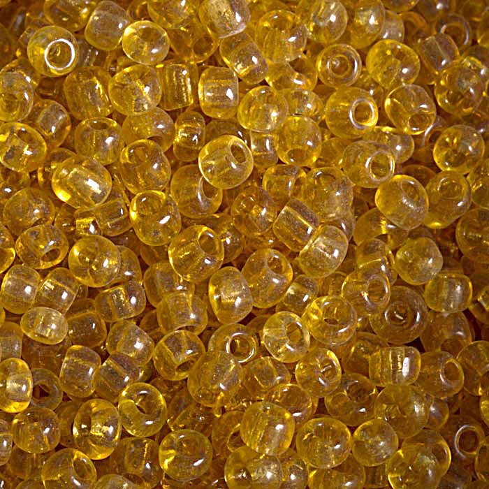 Rokajl průhledný světle hnědý, 3mm (20 g)