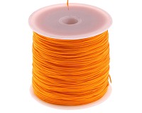 Nylonová šňůrka oranžová, 1 mm (5m)