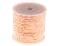 Nylonová šňůrka světle meruňková, 1 mm (5m)