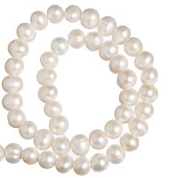 Říční perly bílé,8-9 mm (2 ks)