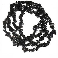 Obsidián - větší zlomky, 85-90 cm