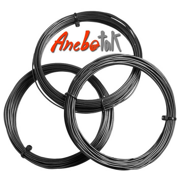 Vázací drát černý, žíhaný, 0,8 mm, svitek (10 m)